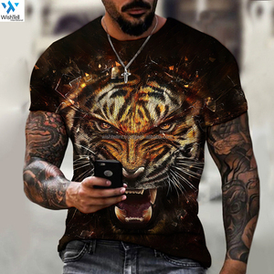 Camisetas personalizables con cuello redondo para hombre y mujer, 220g, tela de algodón/poliéster, estampado de logotipo personalizado, secado rápido, transpirable, informal, diseño sólido - Product Image 5