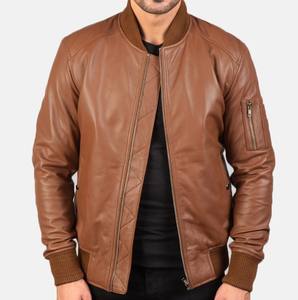 Custom High Quality Distressed Pu Satin Winter Flight <b>Jacket</b> Stand Collar Casual Classic <b>Biker</b> Breathable Winter Bomber Size 4XL - Product Image 6