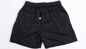 Shorts de sport pour homme, entraînement musculaire, jogging, course à pied, logo personnalisé, toile élastique respirante, tricot, taille mi-haute, basketball, fitness, salle de sport - Product Image 5