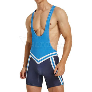 OEM Customized 100% Polyester Plus Size Wrestling <b>Singlet</b> New Design Sportswear Valtoran Wear VW-1206 220g <b>Men</b> - Product Image 4