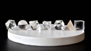 Wholesale Premium Clear Quartz Scared Geometric <b>Set</b> Natural Healing Stones for Meditation Decoration - Product Image 3