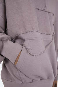 Vintage lavage couleur bloc sweats à capuche hommes haute qualité surdimensionné pull coton blanc à capuche DDP expédition - Product Image 6