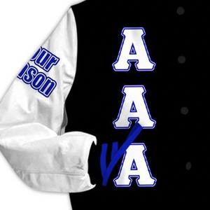 Custom Chapter Varsity <b>Jacket</b> Phi|Beta|Sigma <b>White</b> Sleeve 19|14 Fraternity <b>Jacket</b> - Product Image 6