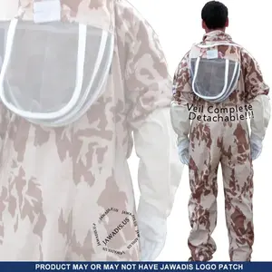 Combinaison d'apiculture Desert Camo avec voile non zippable Vêtements de sécurité essentiels pour l'apiculture nocturne - Product Image 6