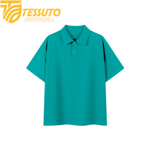 เสื้อเชิ้ตผู้ชาย Tessuto ผ้าฝ้าย 100% แขนสั้น ถักแบบนิตติ้ง ป้องกันการเกิดขุย ลายพื้นเรียบ ดีไซน์ปกพิมพ์ลาย รับทำโลโก้ตามสั่ง OEM - Product Image 6