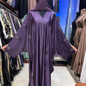 2025 Dubai lujo Abaya hermosa ropa islámica tradicional negra para mujeres Arabia Saudita Abaya Dubai Abaya ropa musulmana - Product Image 1