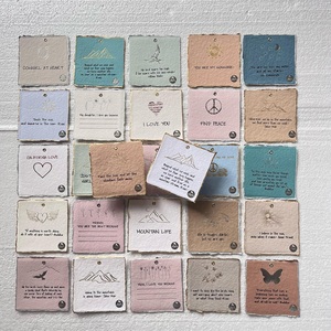 Tarjetas de agradecimiento con bordes de cubierta estampadas en lámina hechas a medida, juego de papelería elegante hecho a mano, tarjetas de agradecimiento de lujo con borde de cubierta - Product Image 1