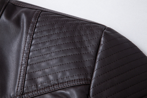 2025 à la mode dernière conception personnalisée en cuir de vachette véritable de haute qualité Long manteau respirant Style Vintage OEM hommes veste en cuir - Product Image 6