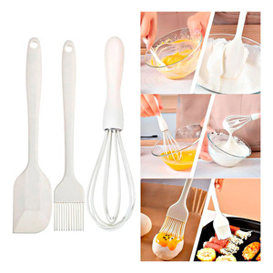 <b>Silicone</b> <b>Baking</b> Kit, 3 Pieces, Professional Use - Assorted Colors - Product Image 2