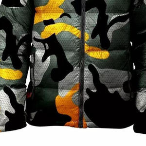 แจ็คเก็ต3D ขนเป็ดแบบซับลิเมชันของผู้ชายผ้าแคนวาสปกคอตั้งเหมาะสำหรับฤดูหนาว - Product Image 4