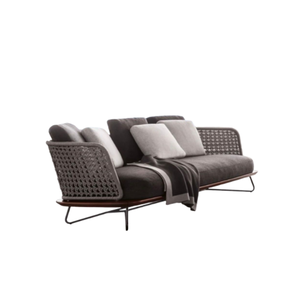 Prix de gros Produit Canapé de jardin Canapé à trois places Mobilier d'extérieur et de salon de haute qualité - Product Image 4