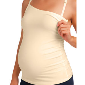 Camiseta Interior de Maternidad de Algodón 113 - Cómoda y Elegante, Transpirable, Sin Mangas, Silueta Recta, Tallas S-XL - Product Image 3
