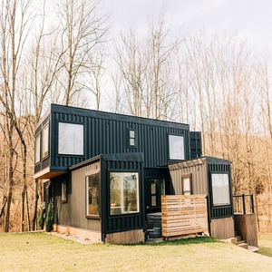 Maison préfabriquée modulaire moderne, maison-conteneur détachable, bureau portable, unité hôtelière 20 pieds 40 pieds - Product Image 3