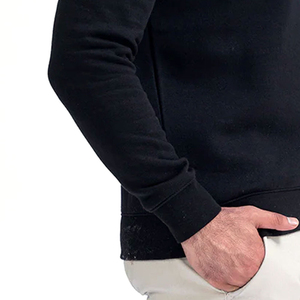 Sweat-shirt pour homme 100% coton, tissu doux, haute qualité, saison hivernale, thermique, col rond, coupe ajustée, manches longues, pour homme - Product Image 5