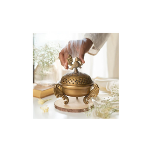 โคมไฟทองเหลืองแบบห่วงที่ใส่เทียนหอมสำหรับบ้านสำนักงานสำนักงานตกแต่งห้องสำหรับ Dani batti STAN Lighting - Product Image 2