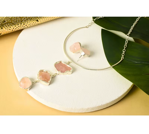 Simple <b>Silver</b> <b>Choker</b> Set for Women Crafted with Fine Metal for Timeless Beauty and Grace Elegant Jewelry from India - Product Image 1