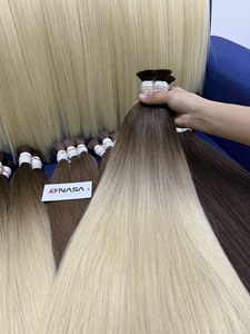 Extensiones de Cabello Humano Virgen 100% Natural de Alta Calidad, Cabello Vietnamita Ligero Super Double Drawn de 22 Pulgadas, 100g a Granel, Ombre - Product Image 3