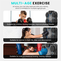 ODM Professionnel Machine de boxe musicale murale One-Punch, Entraîneur musical de cible pour salle de sport, Équipement de fitness électronique coloré pour la maison, pour adultes