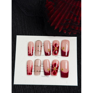 Ruby Kiss Press on Nail Blush - Product Image 3