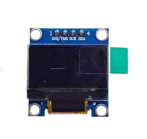 Pantalla PMOLED de 0,96 pulgadas amarillo azul 4 pines I2C RG128x64 - Product Image 2