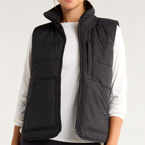 Chaleco Acolchado Sin Mangas para Hombre, Moda 2025, Chaleco de Plumón con Etiqueta Negra, Chaleco Acolchado para Mujer - Product Image 1