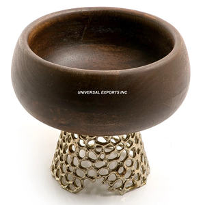 Cuenco de chocolate de madera con acabado de nogal, cuenco dulce hecho a mano de excelente calidad, cuenco de chocolate elegante clásico - Product Image 4