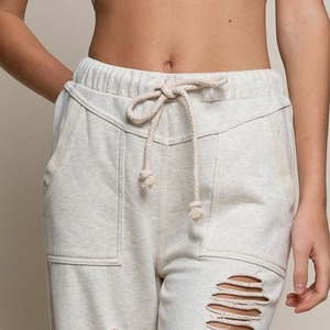 กางเกงจ็อกเกอร์เอวสูงแฟชั่นผู้หญิงกางเกงลำลองมีกระเป๋าข้างสำหรับฤดูหนาว - Product Image 6