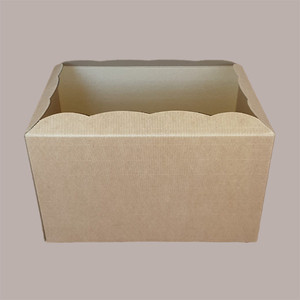 กล่องของขวัญสำหรับวันหยุดเทศกาลอีสเตอร์ลายคลื่นสีน้ำตาล2ชิ้นสำหรับหีบบรรจุภัณฑ์ + ฝา400x285H240มม. - Product Image 4