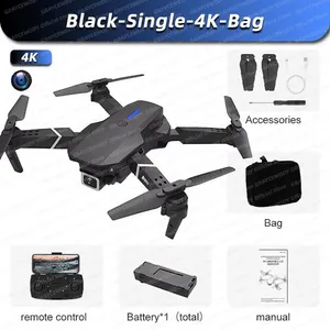 Nuevo E88Pro Professional RC Drone 4K HD Cámara 10KM Transmisión de imagen Diseño plegable Amplio 1080P Dual HD Cámara Profesional - Product Image 1