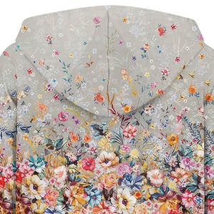 Sweat à capuche en molleton pour femme de qualité supérieure, respirant, imprimé intégral, toucher doux, tendance, mode d'hiver - Product Image 4