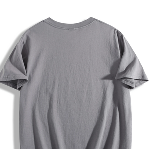 Camiseta de algodón 100% de rendimiento para hombre, corte holgado, cuello redondo, manga corta, estilo Formal para deportes y ropa activa - Product Image 6