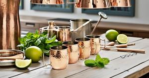 Hammered Moscow Mule Solid Copper Mug/Cup, 16 Ounce, Set of 4 - Product Image 6