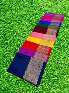 Sarees en soie brocart tissée sur mesure modèles assortis pour les créateurs de mode et les femmes élégantes - Product Image 5