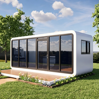 Vente directe du fabricant : Cabine intelligente de luxe préfabriquée en aluminium, style Apple, pour maison moderne, bureau, salle de bain, salon, hôtel