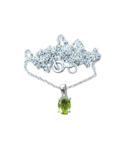 Bijoux pendentifs style Boho en argent fait à la main 925 argent Sterling péridot pierres précieuses tendance pendentif bijoux pour femmes cadeau pour elle - Product Image 1