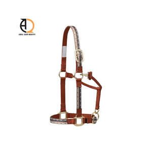 Cabestro de Cuero y Nailon Resistente para Caballo con Herrajes Metálicos, Estilo de Silla Inglesa, Colores y Tamaños Personalizables - Product Image 3