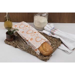 Sac en papier anti-graisse imprimé Memphis 9+5x32cm 35gsm, papier professionnel, 1000 pièces, B2B - Product Image 1