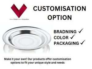 Fourniture directe d'usine de plateau rond en acier inoxydable avec bord large et plaque de chargeur de service profonde pour la maison ou la fête servant de la soupe - Product Image 3