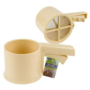 4.1'' <b>D</b> Plastic Flour Sifter Utensil Convenient Aromatic Powder Sifting Tool <b>Model</b> 61884 - Product Image 1