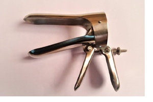 Tornillo central de espéculo Vaginal Cusco de acero inoxidable de calidad superior Instrumentos de obstetricia de ginecología media - Product Image 5