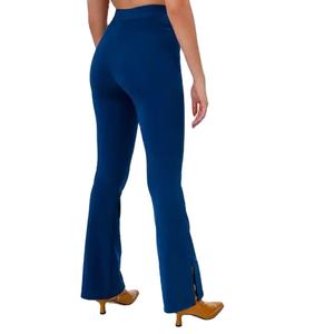 Tela de Vietnam, dos veces, algodón ajustado sólido, varios tamaños, ropa de mujer, ropa de oficina, pantalones formales de longitud completa para mujer, pantalones mezclados - Product Image 1