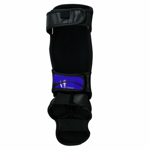Protège-tibias en cuir PU au design personnalisé pour l'entraînement de coup de pied et de boxe de Muay Thai MMA Protection contre le cou-de-pied - Product Image 5