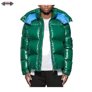 2025 Winter Pakistan Casual Custom Logo Design Fashion Stylish Breathable Eco-Friendly Unisex Long Puffer <b>Canvas</b> Custom Men's - Product Image 1