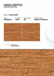 Carreaux de mur extérieur en porcelaine 300x600mm, résistants aux intempéries - Product Image 5