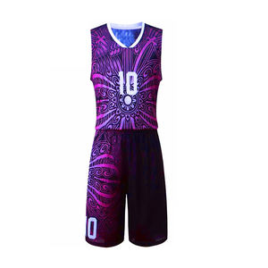 Uniforme d'équipe personnalisé de haute qualité Vêtements de performance personnalisés avec des vêtements de sport de basket-ball imprimés Technics pour hommes - Product Image 5