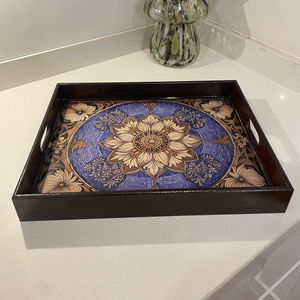 Plateau de service en bois MDF avec revêtement émaillé, design, hôtels et restaurants, articles de cuisine, plateau de table, haute qualité - Product Image 1