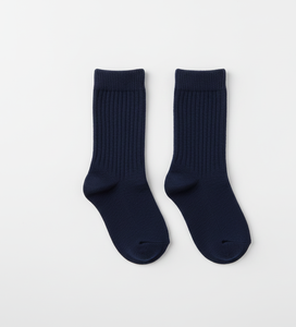 Chaussettes pour enfants Happy Steps en tissu de coton respirant extensible multicolores conçues pour un confort quotidien doux - Product Image 2