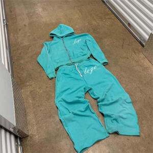 Latest Design Custom Logo And Design Tracksuit Men Sport Jogging Wholesale Price Set Plain Oversized Sweat <b>Suit</b> - Product Image 2