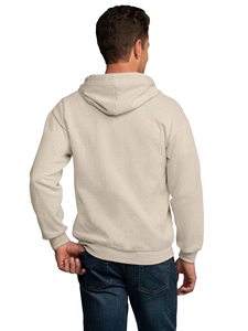 Sudadera con capucha unisex de alta calidad del fabricante, con cremallera completa, personalizada, ecológica, transpirable, con estampado puff, de poliéster/algodón de alto gramaje - Product Image 2