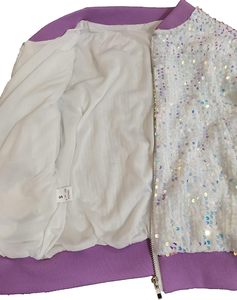 Costumes de jogging pour femmes 2 pièces tenues velours Sequin à manches longues veste à glissière pantalon de survêtement ensemble de survêtement - Product Image 6